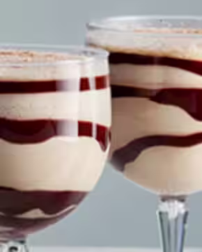 zoomed in mudslide in glasses