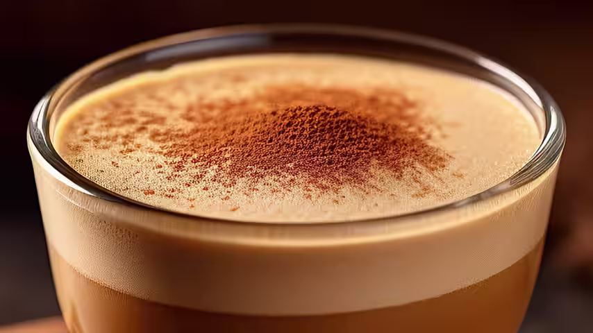 Café capuchino con Baileys