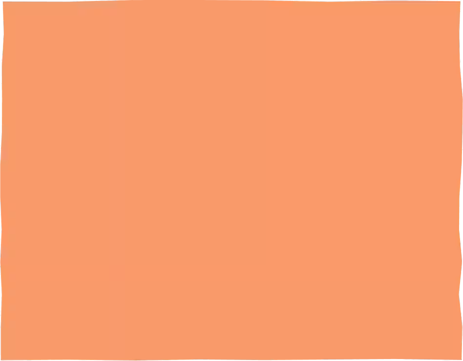 Decorative orange frame